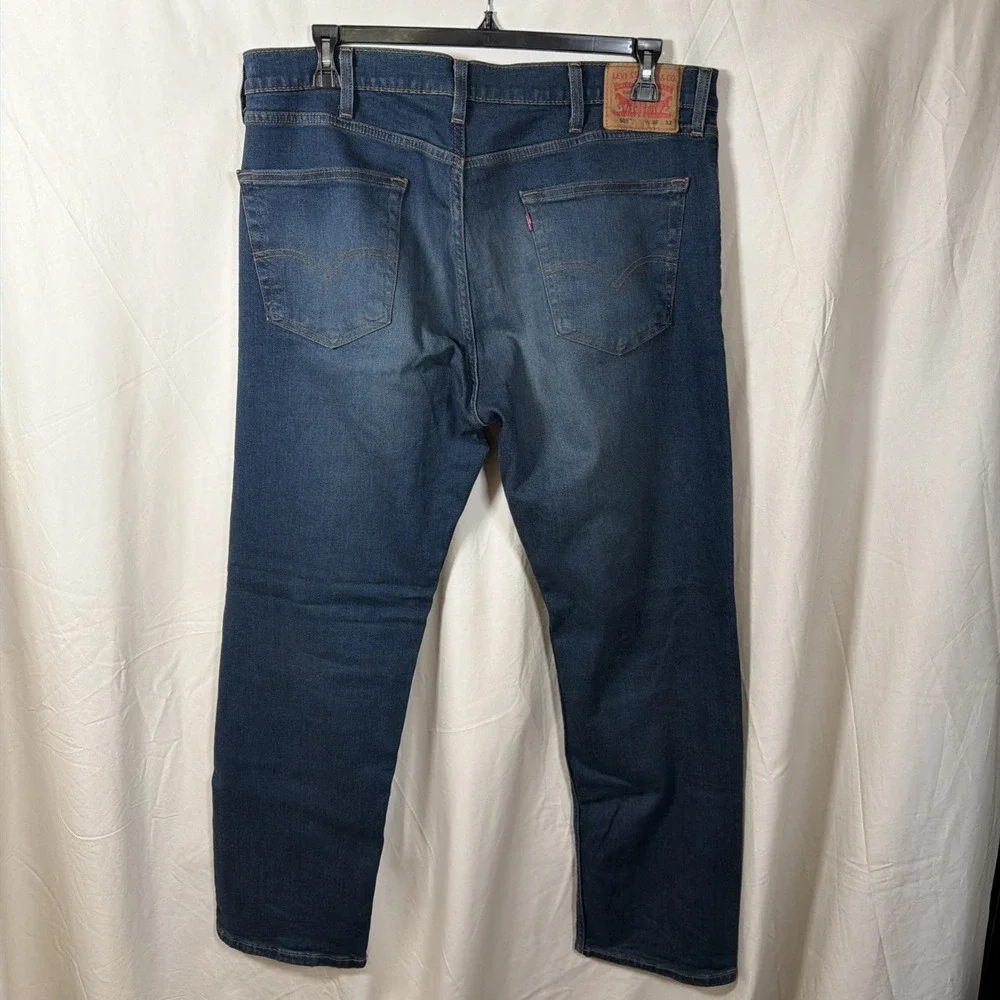 Levis 505 Jeans Mens‎ 38x32 Blue Regular Fit Straight Leg Denim